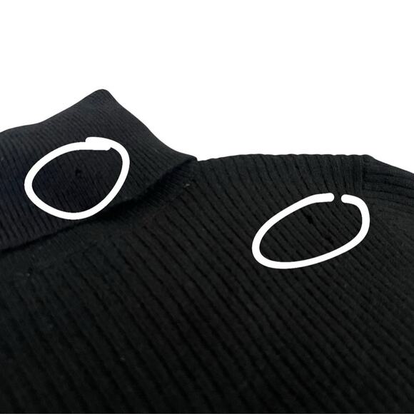 Reformation Fernando Long Sleeve Turtleneck Cashmere Ribbed Knit Maxi Dress Sz S - Picture 9 of 15